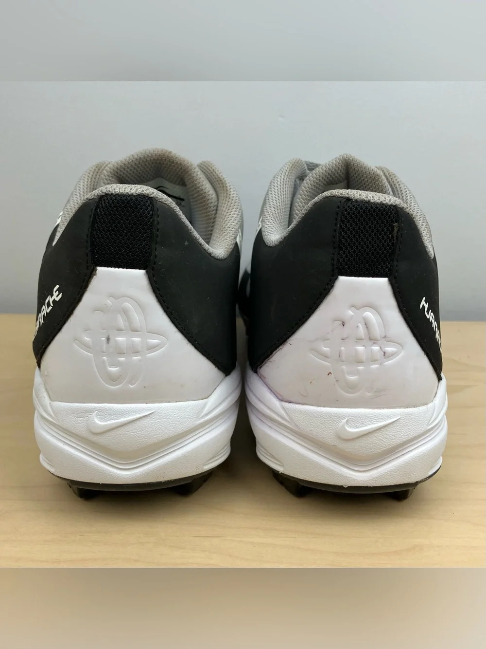 Nike Men’s Size 14.0 Huarache 2K Filth Pro Low Baseball Cleats Gray & Black